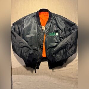 Dark Green Bomber Jacket